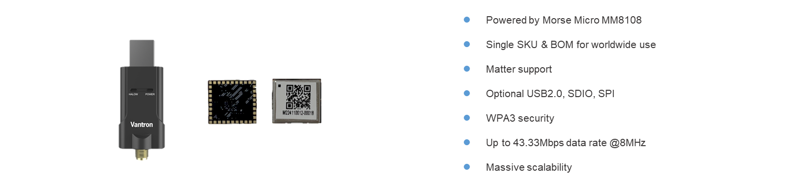 Solution_Smart Home Industry-Vantron’s Wi-Fi HaLow Module in a Smart Keypad