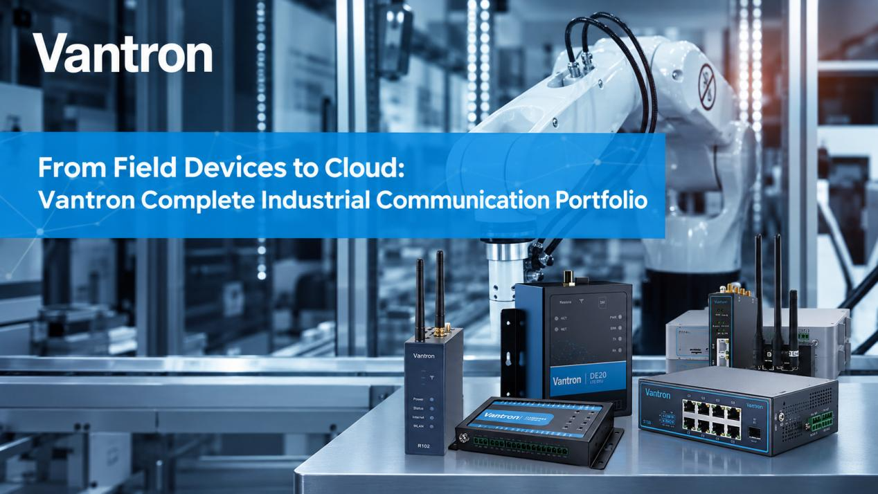 From Field Devices to Cloud: Vantron Complete Industrial Communication Portfolio